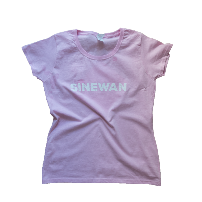 Camiseta SINEWAN chica en color rosa
